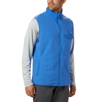 Pánské Vesty Columbia M Harborside II Fleece Blankyt QNVKEB768